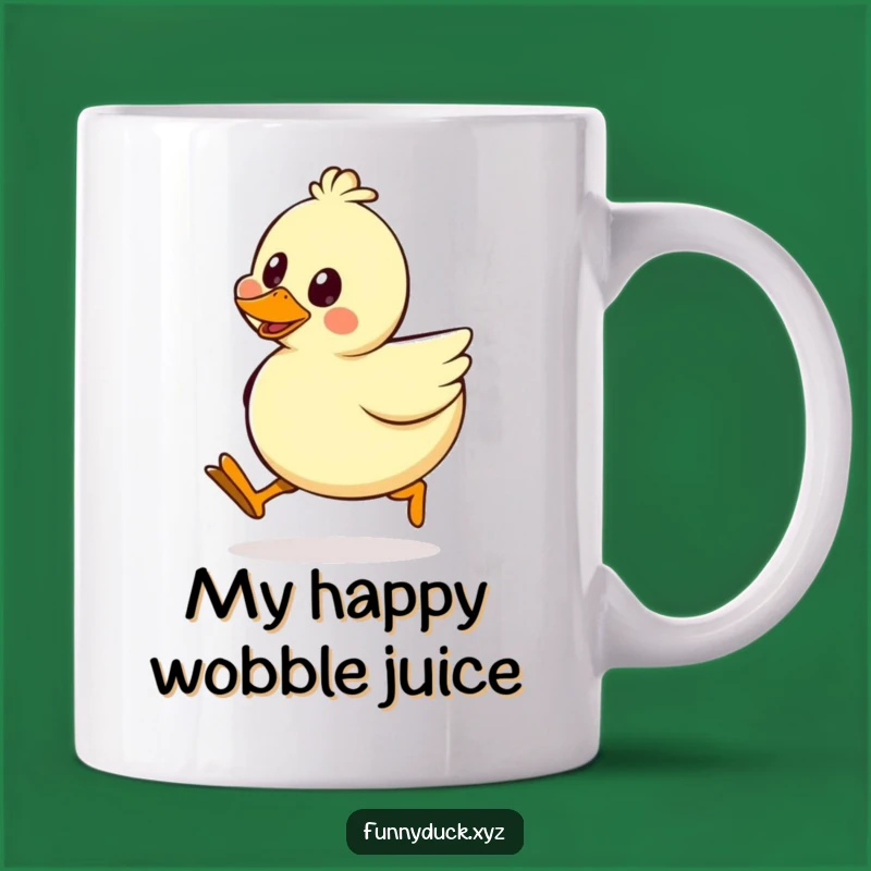 Funny Kawaii Duck Silly Walk Mug: A Hilarious Gift for Duck Lovers and Gag Present Enthusiasts